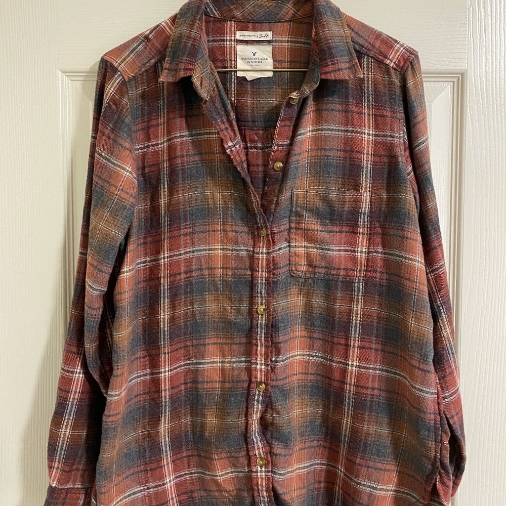 American Eagle Plaid Flannel